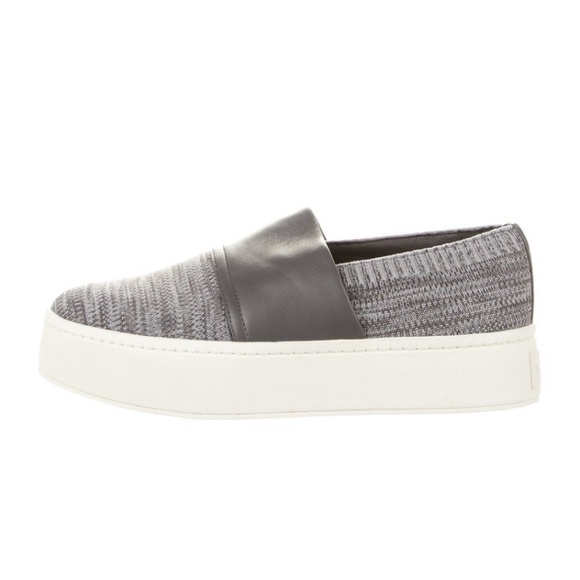 Vince Shoes - 2/$60 Vince Gray Leather Slip on Sneakers